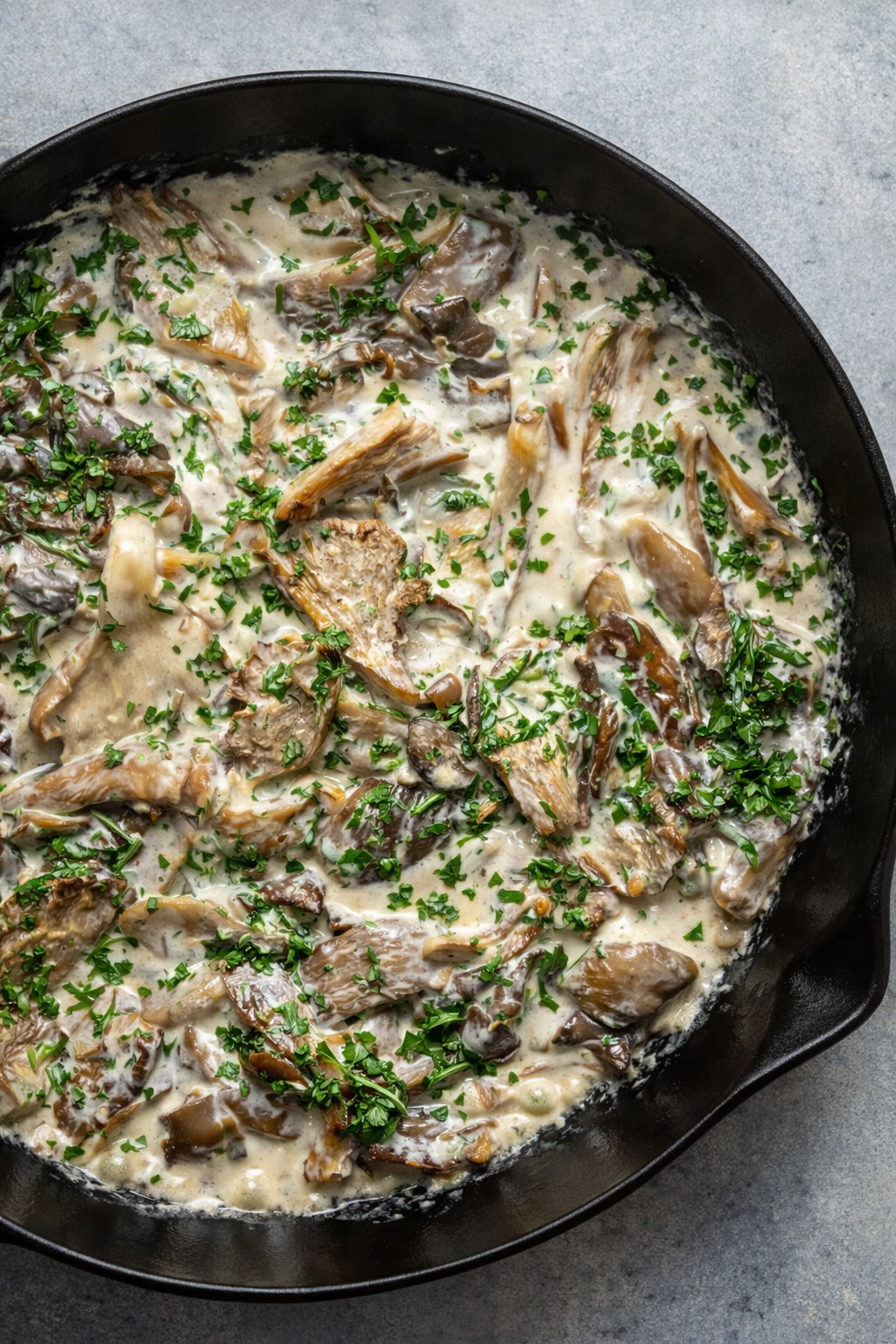 Rahmgeschnetzeltes mit Seitlingen