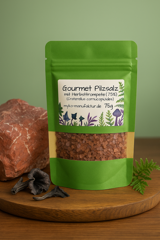 Gourmet-Pilzsalz mit Herbsttrompete