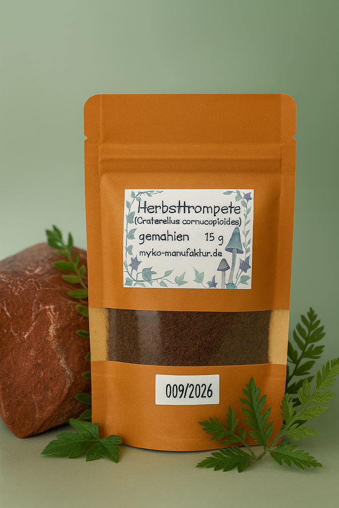 Gemahlene Herbsttrompete aus Wildsammlung | Pilzpulver